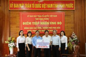  EVNSPC: Gần 14 tỷ đồng hỗ trợ các tỉnh miền Bắc bị thiệt hại do bão số 3 