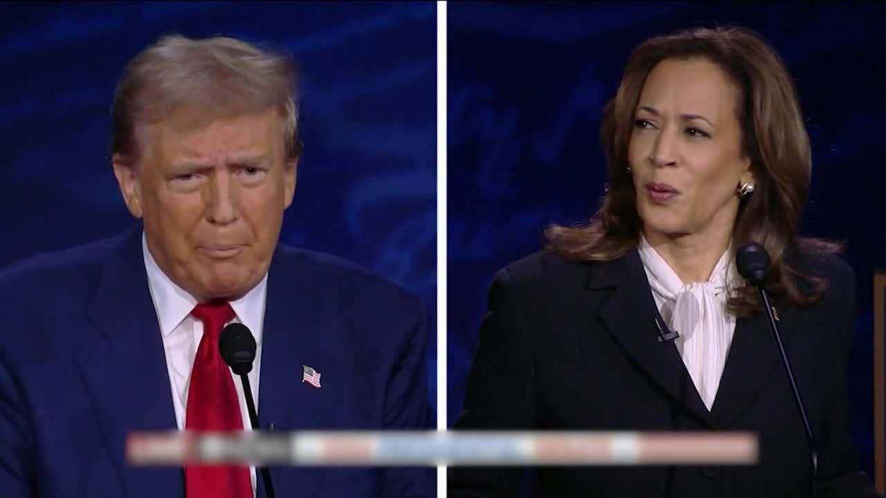 Màn khẩu chiến trong tranh luận Trump - Harris 