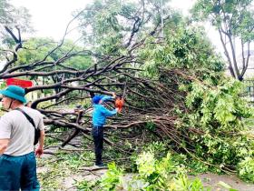  Hà Nội ra quân 579 đội hình thanh niên tình nguyện khắc phục hậu quả bão số 3 第6张