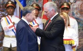 Tổng Bí thư, Chủ tịch nước Tô Lâm hội đàm với lãnh đạo Cuba Miguel Díaz-Canel