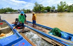 Đây là con đường hoa mê ly ở một xã của An Giang, đẹp như phim, dân tình tha hồ chụp hình &quot;khoe trên mạng&quot;