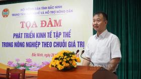 Bắc Ninh phát triển kinh tế tập thể trong nông nghiệp theo chuỗi giá trị, khắc phục tình trạng “mạnh ai nấy làm”