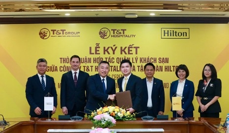 Hilton quản lý chuỗi khách sạn của T&amp;T ở Đồng bằng sông Cửu Long