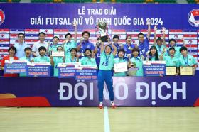 Kết quả chung cuộc giải futsal nữ vô địch quốc gia 2024