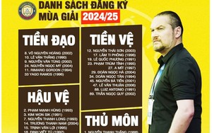 1 ngoại binh bị treo giò ở vòng 1 V.League 2024/2025 là ai?