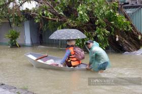 Hà Nội: Nước sông Bùi tràn vào nhanh, rốn lũ Chương Mỹ lại chìm trong biển nước