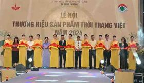 Khai mạc Lễ hội Thương hiệu sản phẩm thời trang Việt Nam 2024