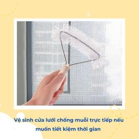  5 bước vệ sinh cửa lưới chống muỗi dễ dàng ngay tại nhà 