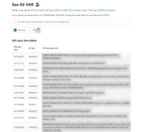 Mạng xã hội tranh cãi về công cụ &quot;check VAR&quot; tiền ủng hộ từ thiện