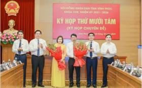  Thủ tướng phê chuẩn hai phó chủ tịch UBND tỉnh Vĩnh Phúc 