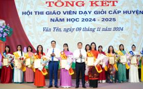 Văn Yên: 370 thầy cô đạt giáo viên dạy giỏi cấp huyện năm học 2024 - 2025